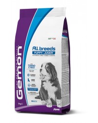 Gemon by Monge Puppy & Junior All Breeds per Cuccioli di Tutte le Taglie con Tonno e Riso Formato da 15 kg